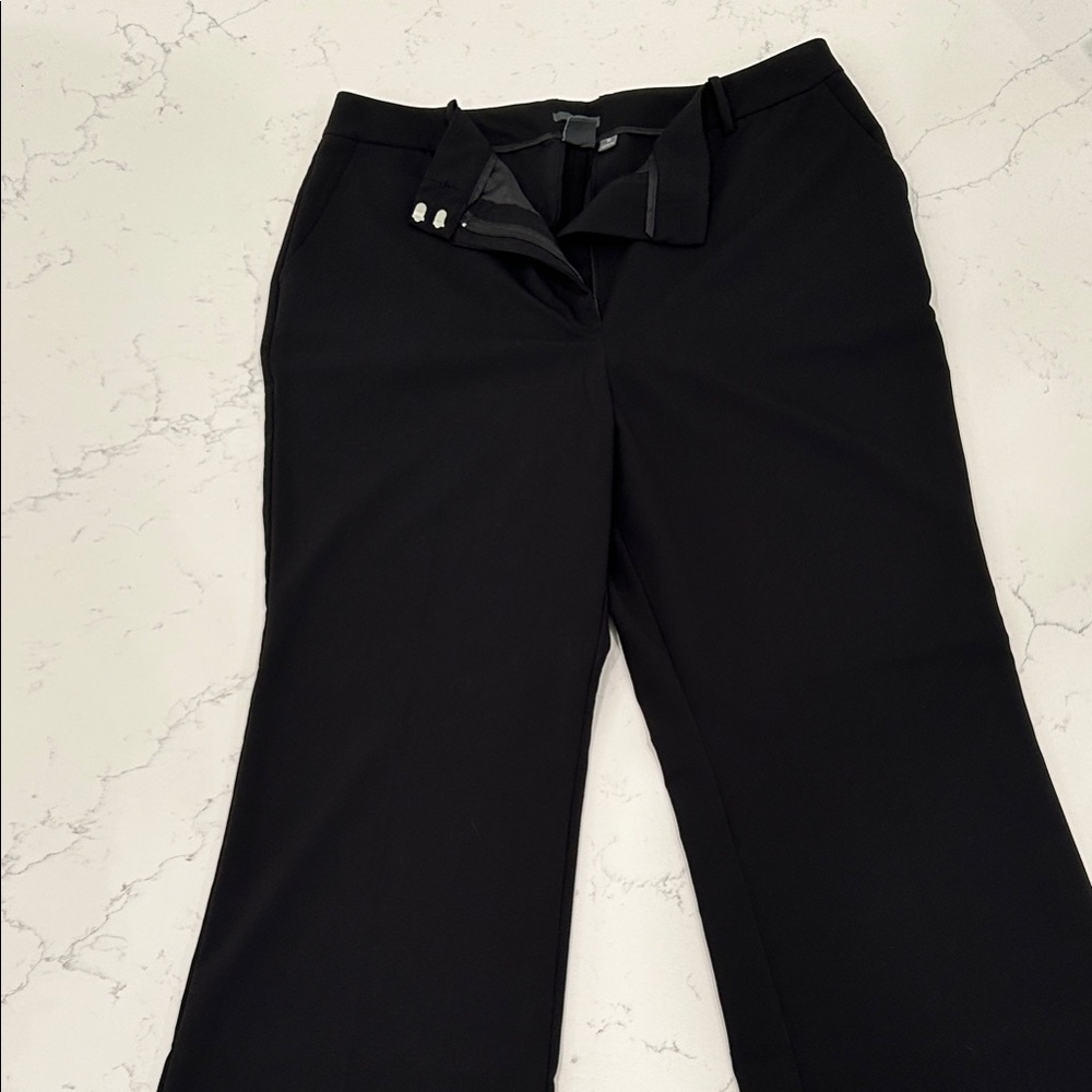 Worthington Black Wide Leg Women's Pants / Trouser Business appropriate